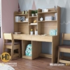 Bàn học đôi đẹp BH17 màu vân gỗ