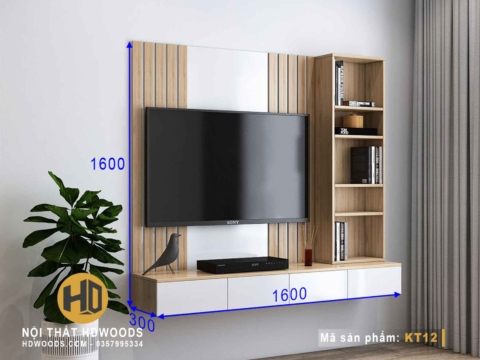 Kệ tivi treo tường KT12 6