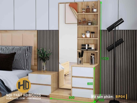 Kích thước Tủ gương soi toàn thân BP04