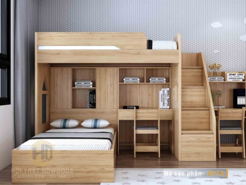 Giường Tầng Hiện Đại GT16 Đảm Bảo An Toàn Và Chắc Chắn
